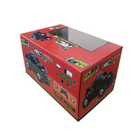 Caja de Embalaje de Productos de Alta Calidad, Caja de Exhibición de Juguetes Personalizada, Embalaje de Papel, Caja Corrugada con Ventana de PVC