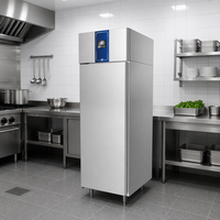 Congélateur vertical à porte simple KSU-L1FD Chefwin, R290, dégivrage automatique, équipement de réfrigération numérique pour cuisine commerciale