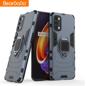 Funda Trasera para Realme 7 Pro, Funda Protectora de TPU Suave y PC Rígido con Anillo Magnético para Coche, Accesorios para Celular - Product Image 5