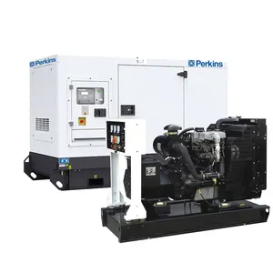 65kva primer poder generador diesel de potencia con motor Perkins 1103A-33G 50Hz silencioso diesel grupo electrógeno 52kw