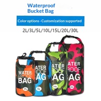 Sac à dos étanche de luxe 20L en PVC, style camouflage, pour randonnée et moto – Promotion usine Ningbo