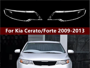 Couvre-phare avant de qualité supérieure pour Kia <span class=keywords><strong>Forte</strong></span> 2009-2012, coque en PC durable - Product Image 1