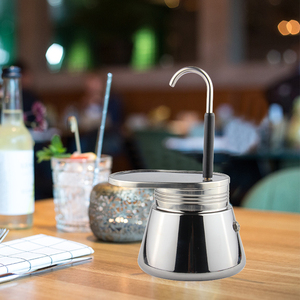 Caffettiera <span class=keywords><strong>Moka</strong></span> Express in Acciaio Inox Stile Italiano per Espresso sul Fornello - Product Image 5