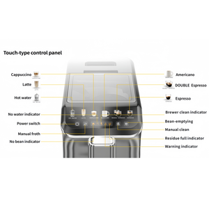 Professional Commercial <b>Fully</b> <b>Automatic</b> Bean to Cup Maquina De Café Espresso Latte Cappuccino <b>Coffee</b> Maker <b>Machine</b> for Business - Product Image 5