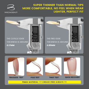 <span class=keywords><strong>Uñas</strong></span> Postizas <span class=keywords><strong>de</strong></span> Diseño Francés, Material PMMA, Efecto Salón, Pre-diseñadas, para <span class=keywords><strong>Uñas</strong></span> <span class=keywords><strong>de</strong></span> los Dedos, Gran Venta, Embalaje Completo - Product Image 6
