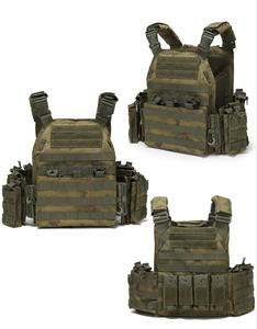 Chaleco Táctico Resistente para Guardias de Seguridad, con Hebilla de Liberación Rápida, Camuflaje - Product Image 4