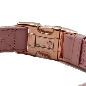 OEM Factory Luxury Custom Emboss LOGO Colorful With Golden Metal Buckle PU <strong>Leather</strong> Nylon <strong>Dog</strong> <strong>Collar</strong> - Product Image 5