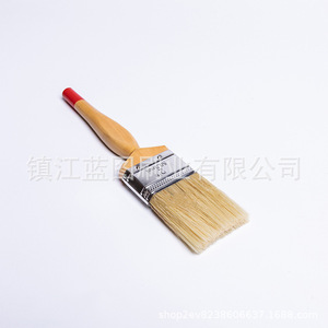 Pinceaux plats à poils de porc mélangés à des fibres chimiques, manche en Hemu rouge naturel, 12-20mm, origine Zhenjiang - Product Image 4