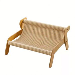Lit-griffoir pour chat en sisal avec affûtage des griffes intégré, sans peluches, utilisable toute l'année - Product Image 4