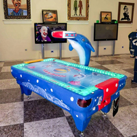 Table de hockey sur air à monnayeur, machine de jeu d'arcade, jeu de sport commercial en métal pour 2 joueurs, idéal pour les centres de divertissement familial