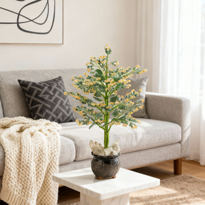 Árbol <span class=keywords><strong>de</strong></span> Piedras <span class=keywords><strong>de</strong></span> <span class=keywords><strong>Jade</strong></span> Aventurina Verde Citrino, Cristal Curativo, Ramas Verdes Artificiales, <span class=keywords><strong>Plantas</strong></span> Artificiales para Decoración del Hogar y Fiestas - Product Image 6