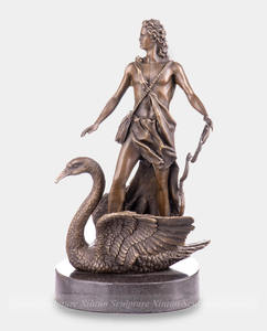 Adornos de Estatua de figura de bronce con temas mitológicos y humanísticos - Product Image 1