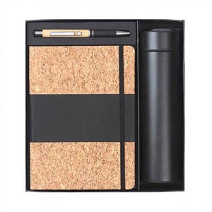 Promotional PU Leather Gift Box with <b>Diary</b> Bottle Keychain & Purse-Customized Colors for New Year Valentine's Day & Back School - Product Image 1