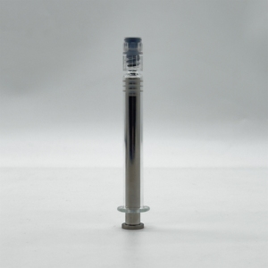 Servicio de Marca Privada OEM, Jeringa de Vidrio de Precisión de 3 ml con Varilla de Empuje de Acero Inoxidable para Uso Cosmético y de Laboratorio Médico - Product Image 3