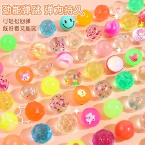 Balles rebondissantes en caoutchouc mélangé de 25 mm, colorées, thème paradis marin, jouets flottants pour la pêche, balles rebondissantes pour enfants, vente en gros - Product Image 4