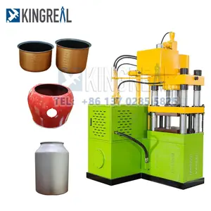 Steel Cookware making machine Four column Hydraulic press 200 300 500 Ton satellite dish aluminum pan pots making machine