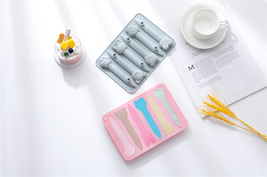8 <span class=keywords><strong>Chat</strong></span> Griffe Biscuits Chocolat Moule Silicone Moule <span class=keywords><strong>Fromage</strong></span> Bâton Auxiliaire Alimentaire <span class=keywords><strong>Dent</strong></span> Meulage Bâton Cuisson Gâteau Moule - Product Image 2