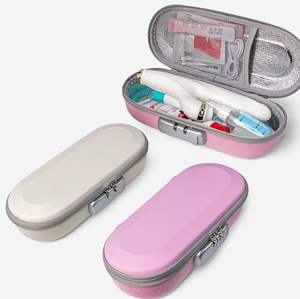 Водонепроницаемый эротический органайзер для взрослых с индивидуальной этикеткой, из ПУ и ЭВА, на молнии, с кодовым замком, 6 дюймов, для конфиденциальных вещей, с возможностью выбора цвета и нанесения логотипа - Product Image 6