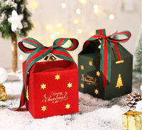 Cadeau de Noël 2025 pour Apple Box, nouvelle conception de boîte en papier, laminage brillant, matériaux recyclés, impression en relief pour la décoration