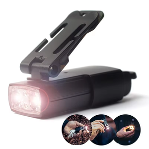 ไฟฉาย LED UV แบบชาร์จได้ OEM 600 ลูเมนส์ วัสดุ ABS กันน้ำระดับ IPX4 ไฟฉายพวงกุญแจขนาดเล็กแบบหนีบสำหรับตั้งแคมป์ - Product Image 1