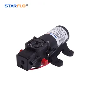 STARFLO 3.8LPM 35PSI 12VDCポータブル電気モーターミストシステム農業用ダイヤフラムミニウォーターポンプ (バッテリー付き)