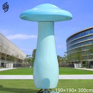 Large Resin <strong>Mushroom</strong> Seat Sculpture Garden <strong>Mushroom</strong> Sculpture <strong>for</strong> Park <strong>Decoration</strong> - Product Image 4