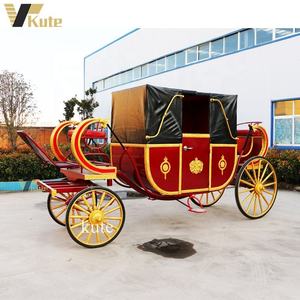 Chariot de tourisme à chevaux haute performance, calèche royale électrique de luxe, calèche de marathon à vendre - Product Image 3
