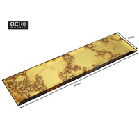 Mosaïque en verre artistique à coller, carreaux de métro rectangulaires, miroir antique en verre pour la décoration murale intérieure