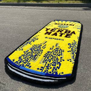 Alfombra personalizada con logotipo troquelado morado, señal de negocios personalizada en forma personalizada - Product Image 2