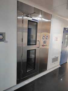 Industrial Stainless Steel Air <b>Shower</b> Chamber with Double Door Interlock for Cleanroom Entry - Product Image 3