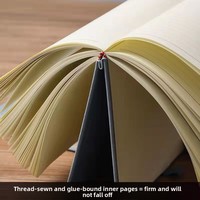 Carnet de notes A5 en cuir personnalisable avec porte-stylo, plusieurs couleurs disponibles, logo personnalisé, pour étudiants - Collection 2026