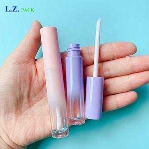 LZ — Mini Tubes à lèvres brillant, noir, violet, rose, 100 pièces, <span class=keywords><strong>prix</strong></span> d'usine, Logo personnalisé, avec boîte et Logo, 3.5ml - Product Image 3