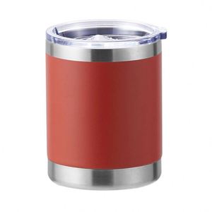 Stock 10Oz Powder Coated Double Wall Tumbler Vacuum Insulated Stainless Steel Straight Wine Beer Coffee Milk Tumbler Cup Mug - Product Image 3