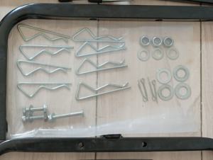 TIANHAIDA chariots de jardin extérieurs chariot à benne basculante chariot de jardin utilitaire de pelouse en acier robuste - Product Image 3