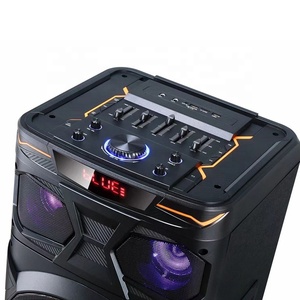 Caixa de Som Portátil Profissional com 12 Woofers Duplos, TWS, FM, AUX, USB, Função Bluetooth, para Festas - Product Image 2