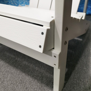 เก้าอี้ลายกบทำจากไม้เนื้อแข็งทันสมัยสำหรับลานระเบียงชายหาดสวนกลางแจ้งลานสวน - Product Image 6