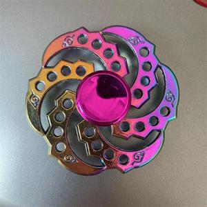 Nuova lega arcobaleno Fingertip giroscopio decompressione a mano filatore in metallo colorato Fidget Spinners giocattoli promozionali - Product Image 6