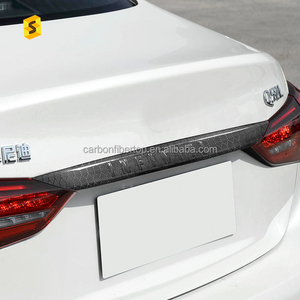 Car Trunk Bright Strip Decoration Real Carbon Fiber Exterior Accessories for Q50 Q50L - Product Image 6