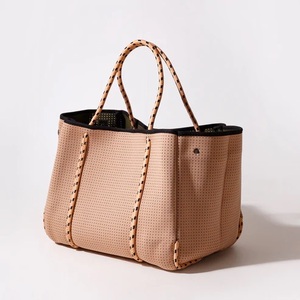 定制手袋手袋趋势手提袋设计师氯丁橡胶质量热卖手提袋布袋 - Product Image 2