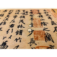Grand tapis de table en feutre imperméable de qualité supérieure avec impression UV pour la présentation de peintures au pinceau chinoises, décoration intérieure