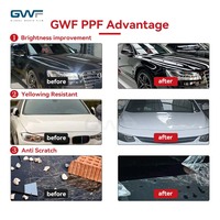 Film de protection de peinture transparent TPU PPF auto-réparateur, imperméable, anti-rayures pour voiture, moto, vélo