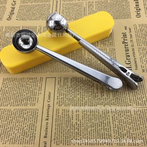 Stainless Steel Coffee <b>Spoon</b> With Clip 15 Ml <b>Measuring</b> <b>Spoon</b> For Milk Powder Convenient Use - Product Image 3