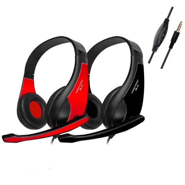 BK-07 Computer Headphone  Wired Video Game Gaming Headset