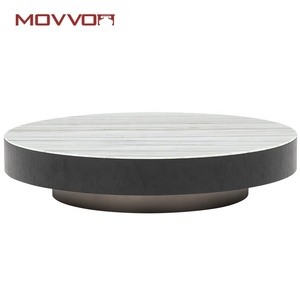 Commercio all'ingrosso di alta qualità moderno italiano minisim design noce <span class=keywords><strong>rotondo</strong></span> <span class=keywords><strong>tavolino</strong></span> <span class=keywords><strong>da</strong></span> caffè con cassetto di stoccaggio - Product Image 3