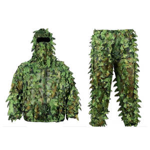 Combinaison de chasse d'hiver professionnelle avec motif de feuilles 3D, veste et pantalon de chasse pour hommes, pour la forêt et la montagne - Product Image 4