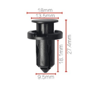 Nissan Subaru Bumper Mounting Nylon <b>Clip</b> B147 18mm 13.5mm 27.4mm For Replace Repair PA66 Material - Product Image 1