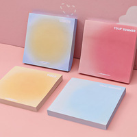Blocs-notes adhésifs personnalisables en gros, papier mémo autocollant, conception de logo personnalisé, utilisation au bureau/à l'école/à la maison, taille personnalisée, OEM