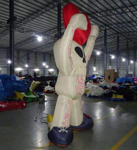 Modèle <span class=keywords><strong>géant</strong></span> de cour extérieure pour la décoration publicitaire Décoration d'Halloween Ballon extérieur Crâne fantôme gonflable <span class=keywords><strong>Squelette</strong></span> <span class=keywords><strong>humain</strong></span> - Product Image 6