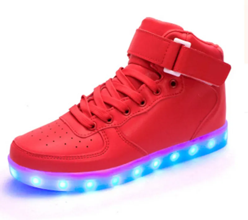 Hot Sale Luminous Light Up Led Sneaker Customize Led Adult Flash Men Light Running Led Shoes