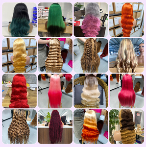 Perruques Lace Front Ondulées Ombrées Blondes en Cheveux Humains 13x4 13x6, Perruques Frontales en Cheveux Humains avec Fermeture en Dentelle 5x5, Perruque Brésilienne - Product Image 4